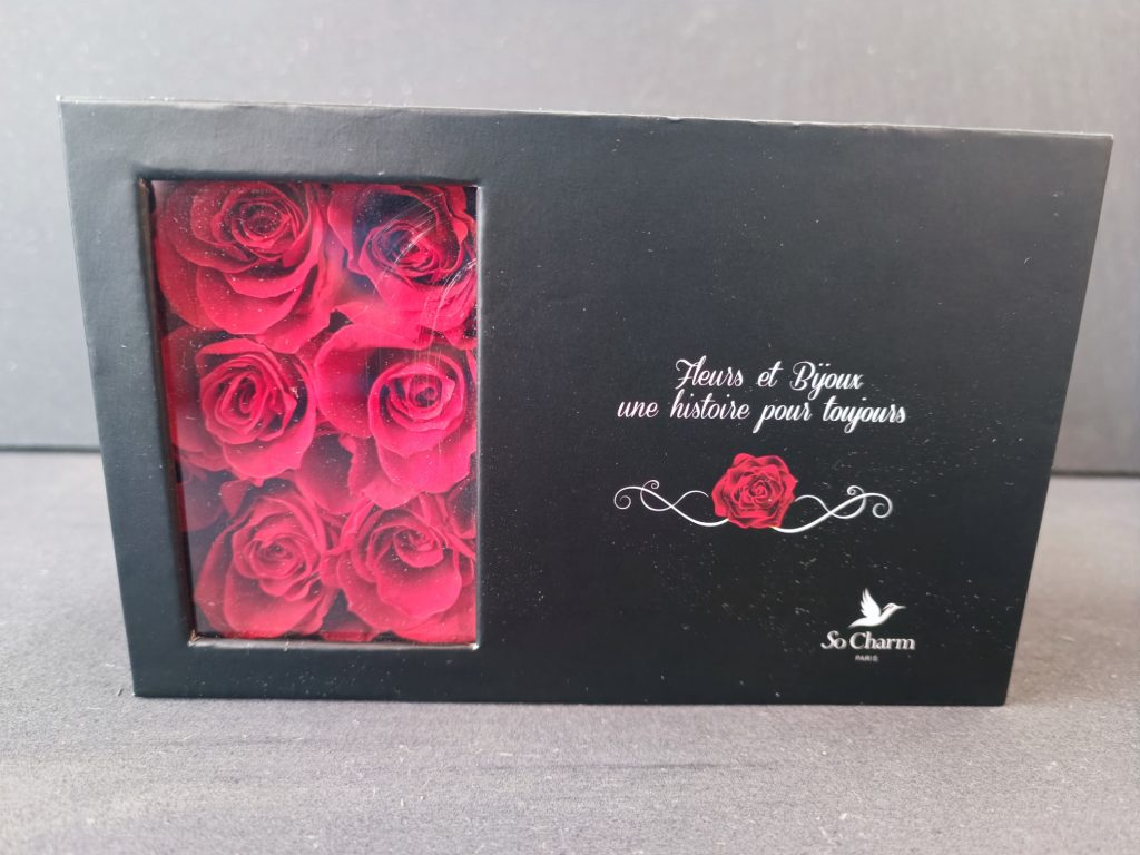 boite à bijoux roses éternelles