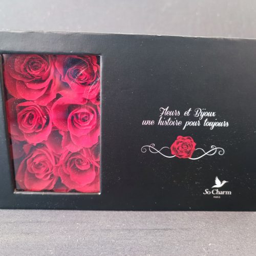 boite à bijoux roses éternelles