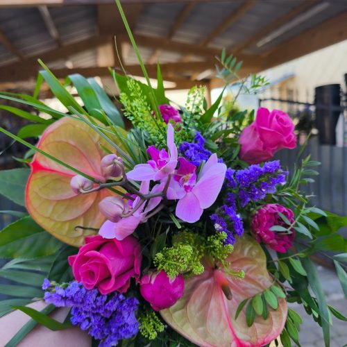 Bouquet mauve et rose